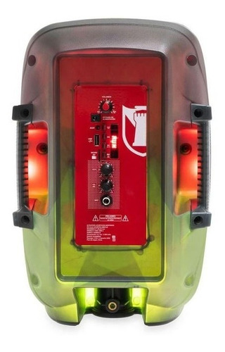 Imagen 7 de 10 de Bafle Bocina Kaiser 8 Ksw-1008 Recargable Bluetooth Led Usb