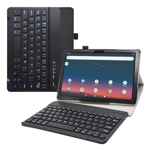 Liushan Compatible Con Onn 10.1 Gen 3 Tablet Keyboard Case, 