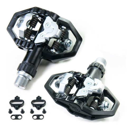 Imagem 1 de 1 de Pedal Mtb Clip Wellgo M279 Com Plataforma E Tacos Par