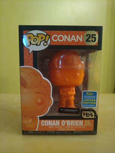 Funko Pop Conan O Brien 25 Naranja Shared 