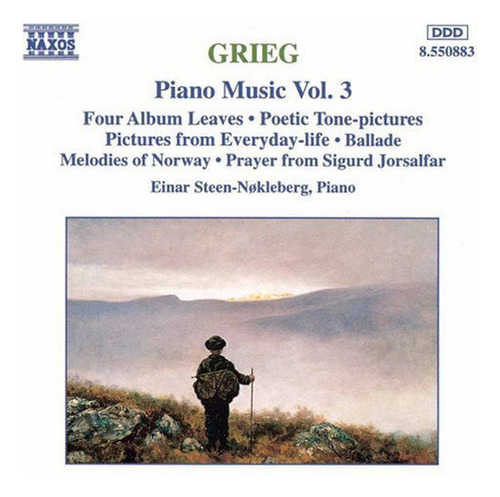 Greig//steen-nokleberg Música Para Piano En 3 Cd