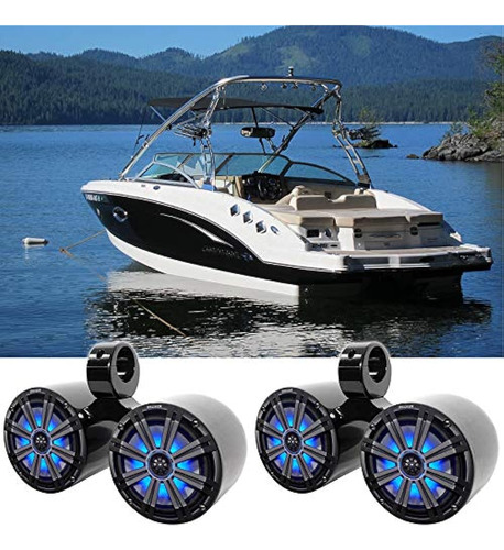 Par Kicker 45km84l 8  600 Watt Marine Boat Waterproof Speake