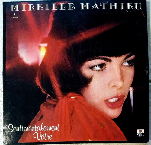 Mireille Mathieu Sentimentalement Votre Lp Disco Vinil Aceta