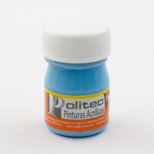 Politec Pintura Acrílica 20 Ml Azul Pastel