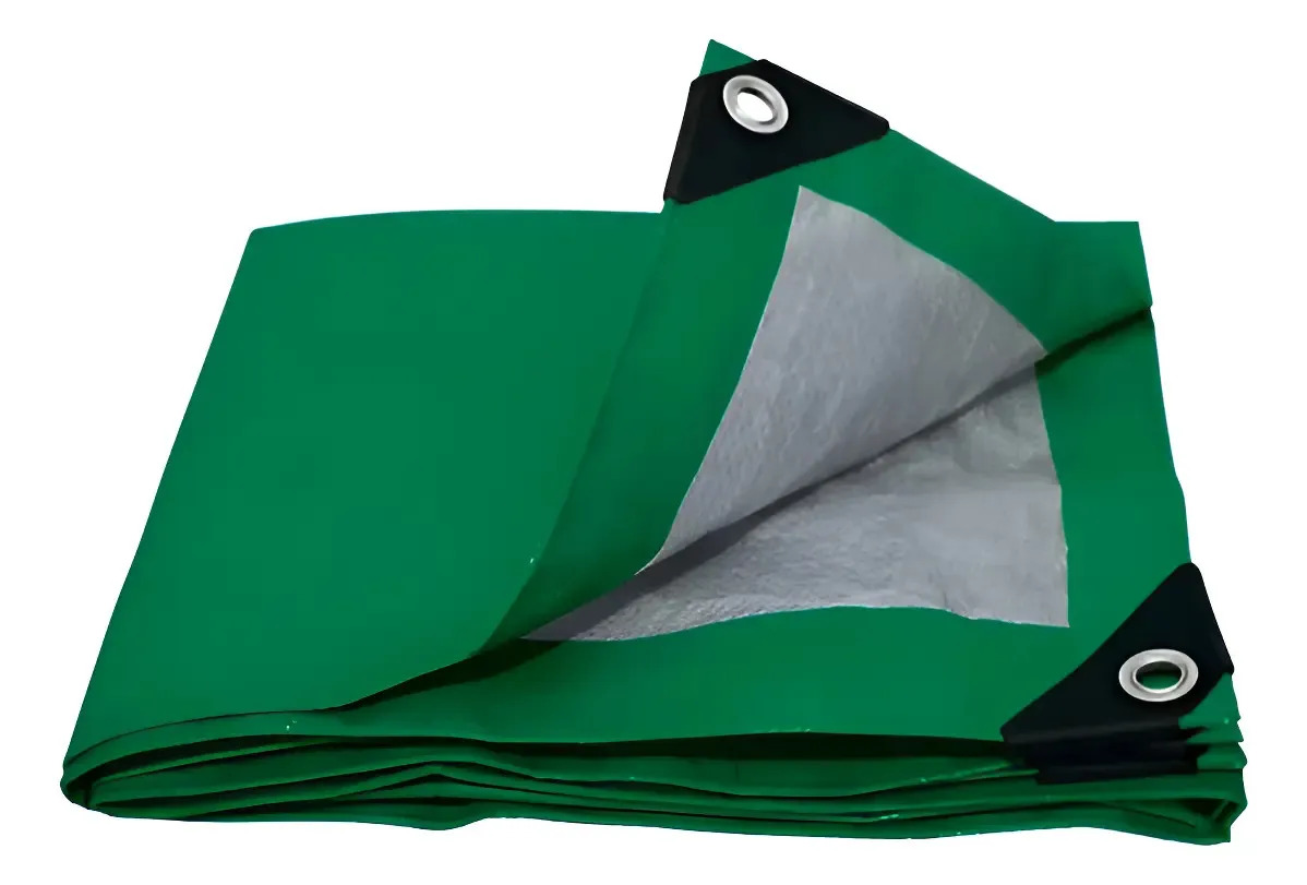 Lona Impermeable Polietileno Verde Reforzada 2m X 3m Maxtool