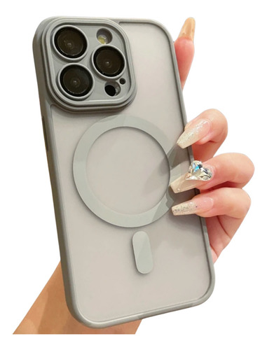 Capa Compatível Com Magsafe Anti Impacto Capinha Para iPhone
