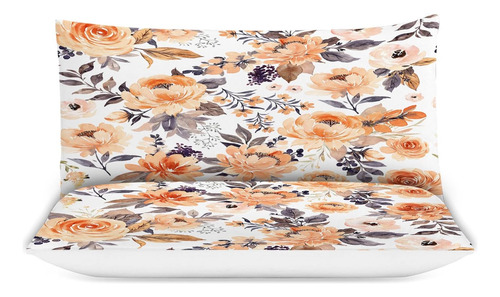 Conjunto De Edredón De Flores Tamaño Gemelo, Regalos De Port