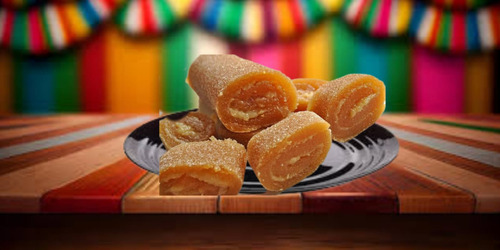 Rollo De Guayaba Relleno De Cajeta Con Nuez 180g / Artesanal