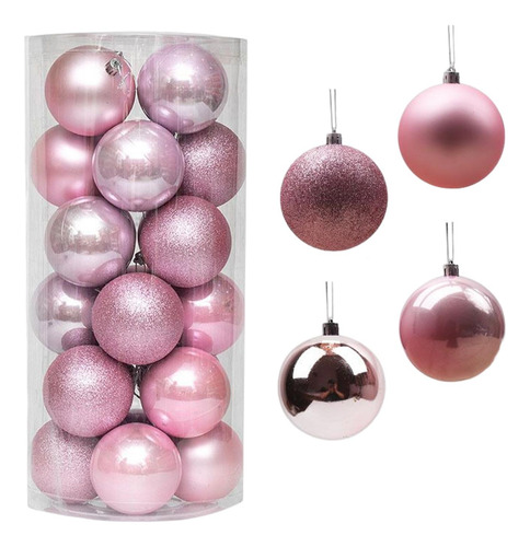 48 Piezas De Adornos Para Árboles De Navidad, Bolas De