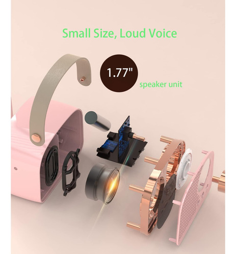Altavoz Bluetooth Retro Aresrora, Altavoz Vintage Altavoz El