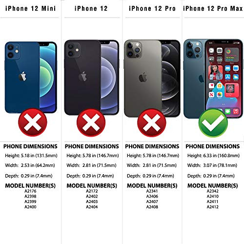 Funda Para iPhone 12 Pro Max Gris Vegan Piel