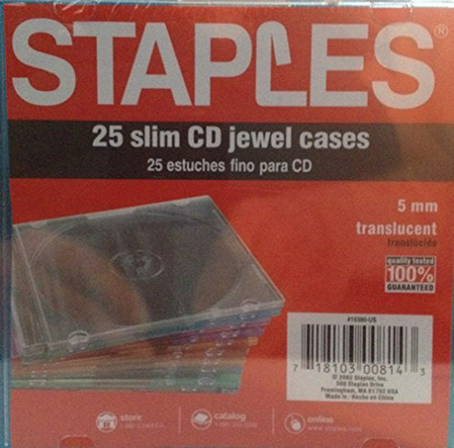 Slim Jewel Cases 25 pack