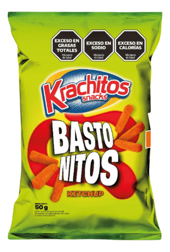 Bastoncitos Krachitos Snacks ketchup 50 g