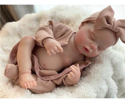 Bebé Reborn Original Vinilo Cuerpo Completo Lala Doll