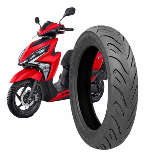 Pneu Moto Technic Aro 12 90/90-12 44j Tl Dianteiro Traseiro