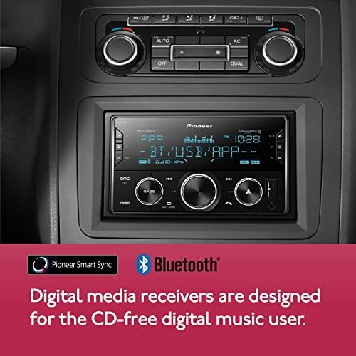 Autoestéreo para auto Pioneer MVH S622BS con USB y bluetooth