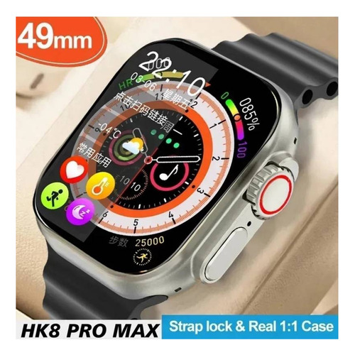Smartwatch Reloj Hk8 Pro Max 2 Chat Gpt Amoled Color Negro