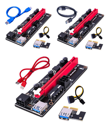 A*gift Pci-e 1x A 16x Extensión Gráfica Tarjeta Adaptador