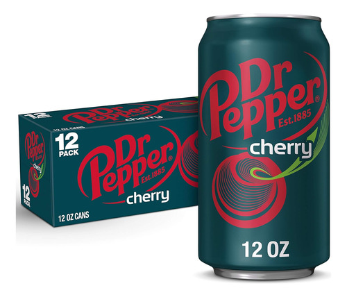 Dr Pepper - Cereza, 12 Oz, Paquete De 12