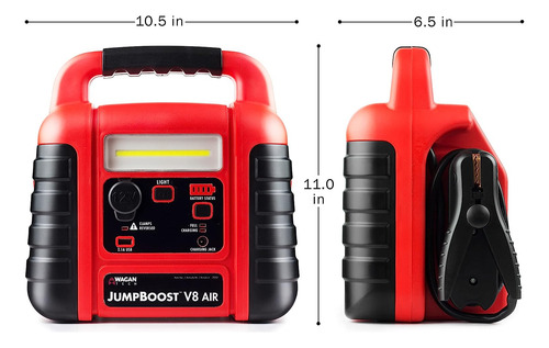 Arrancador Y Compresor De Emergencia Wagan 1000 Amp 250 Psi