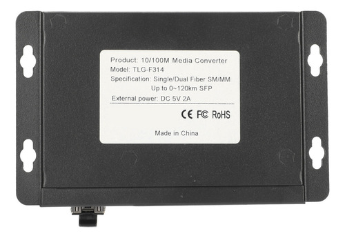 Transceptor De Fibra Ethernet Sfp Media Converter 1 Óptico