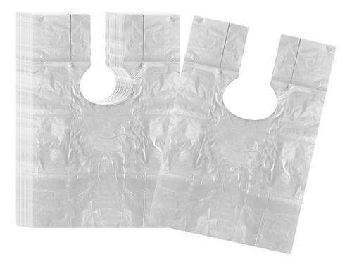 // 100 Unids Delantales Desechables Para Peluquería Capas De
