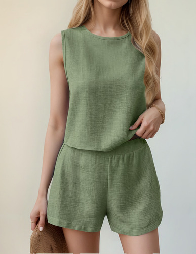 Conjunto Deportivo Mujer De 2 Piezas Camiseta Y Pantalones