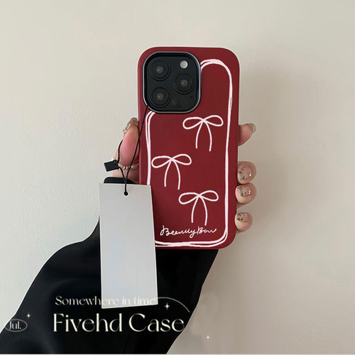 Funda Foundation Make-up Con Lazo Blanco Para Redmi A3 14c 13c 12c