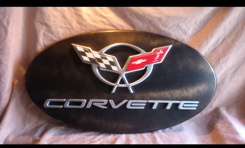 Cartel Corvette 50cm Corpóreo.