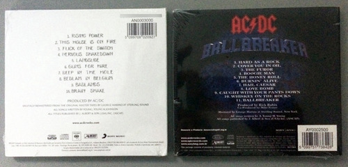 Cd Ac/dc: Flick Of The Switch / Ballbreaker (novos Lacrados)