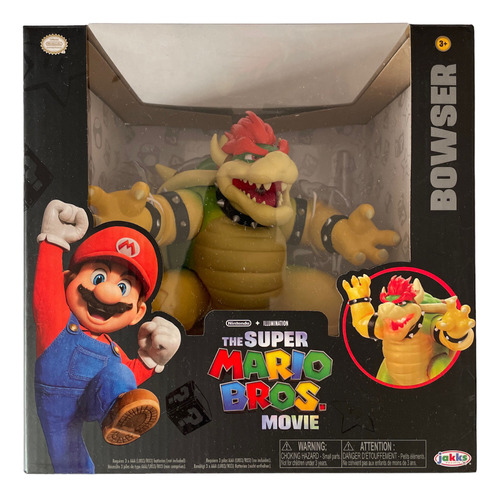 Deluxe Bowser Super Mario Bros Movie Jakks Figura Pelicula