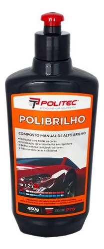 Cera Polidora Polibrilho 450 Gr - Politec