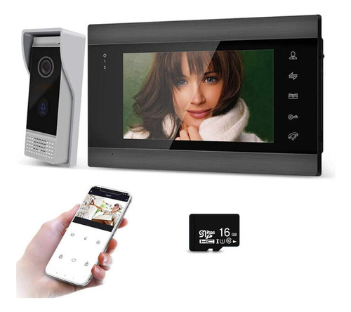 Door Phone Wifi Ahd Intercom System 7 Inch 4 Wired With App