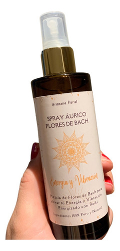 Spray Áurico Con Flores De Bach 100 Ml.