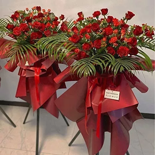 20 Hojas De Papel Coreano Para Ramos Bouquet Floral Patrón