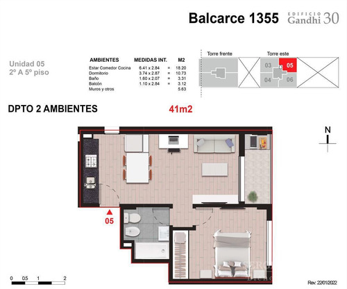 Imagen 8 de 8 de Balcarce 1300 - 1 Dormitorio En Venta En Rosario