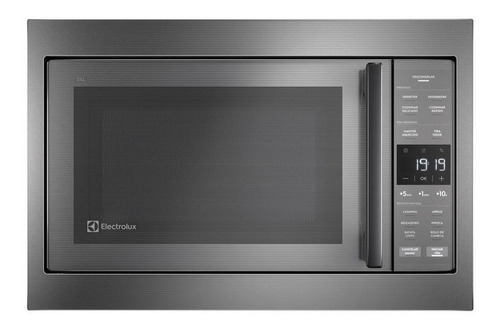 Micro-ondas Electrolux ME3BC   cinza e preto 34L 127V