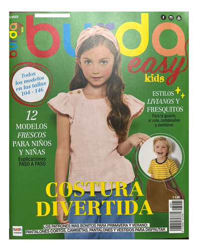 Burda Kids Niños Moldes Patrones Costura