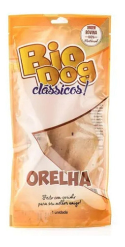 Petisco Bio Dog Clássicos Orelha Desidratada - Petisco Cães 1 unidade