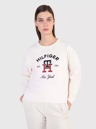 Sudadera Mujer TOMMY HILFIGER Rlx Arched Hilfiger Imd Swtshirt - Guanxe  Atlantic Marketplace