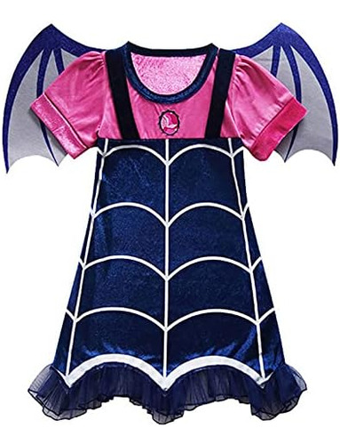 Gjdamfd Vampirina Disfraz Vestir Ropa Con Diadema Para Niñas
