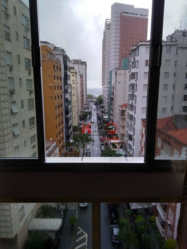 Kitnet À Venda, 40 M² Por R$ 240.000,00 - Boqueirão - Santos/sp - Kn0382