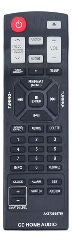 Mando A Distancia Akb73655739 Para LG Home Audio Stereo Mini