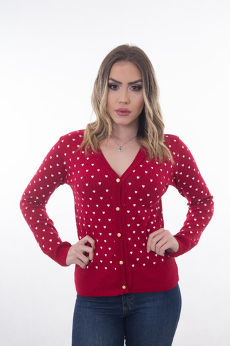  Kit 10 Blusa De Frio Feminina Cardigan Suéter Lã Trico