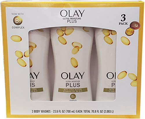 Gel De Baño Olay Ultra Hidratante 23.6 Oz, Pack De 3