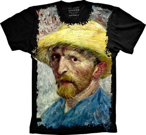 Camiseta Plus Size Pintura - Vincent Van Gogh  - Homem