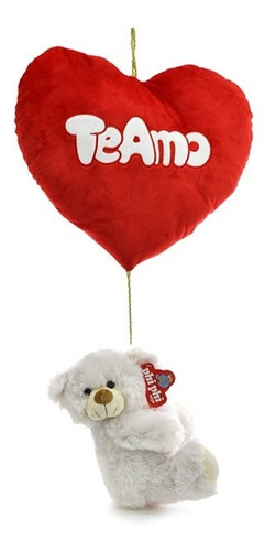 Peluche Corazon Gr Con Oso Colgante - Phi Phi Toys