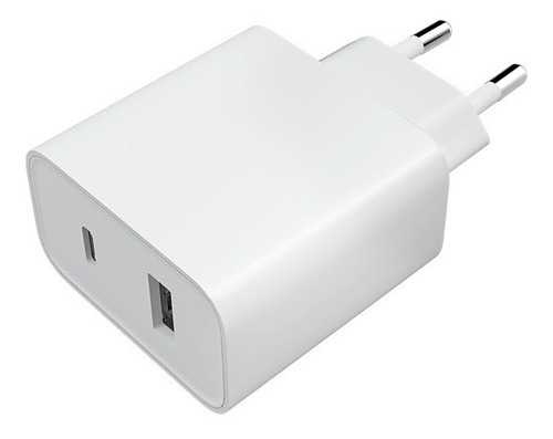 Carregador Ultra Rápido 33w 2 Saídas Usb A E Usb C Xiaomi