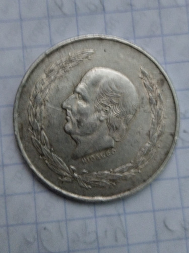 Moneda 5 Pesos Hidalgo Año 1953