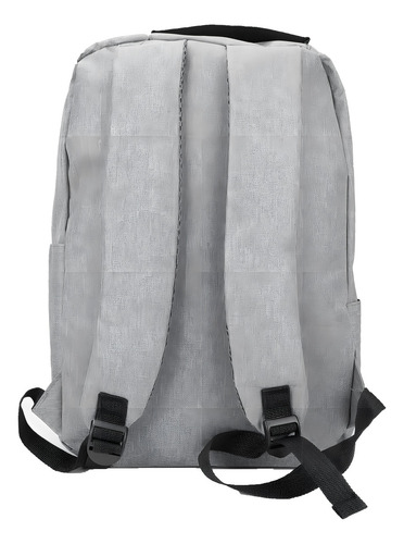 Techni Mochila Espalda 17 Pulgadas Porta Laptop 76801 Color Gris Diseño De La Tela Gris